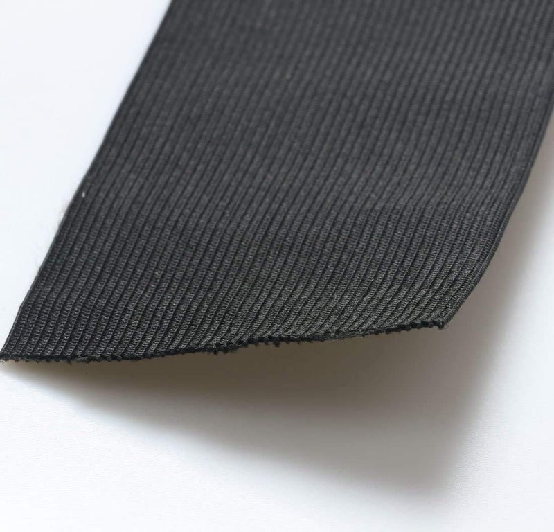 RERIVER 3-inch Wide Black Heavy Knit Stretch Elastic Band 3 Yards Sewing Knit Elastic Spool - Image 3